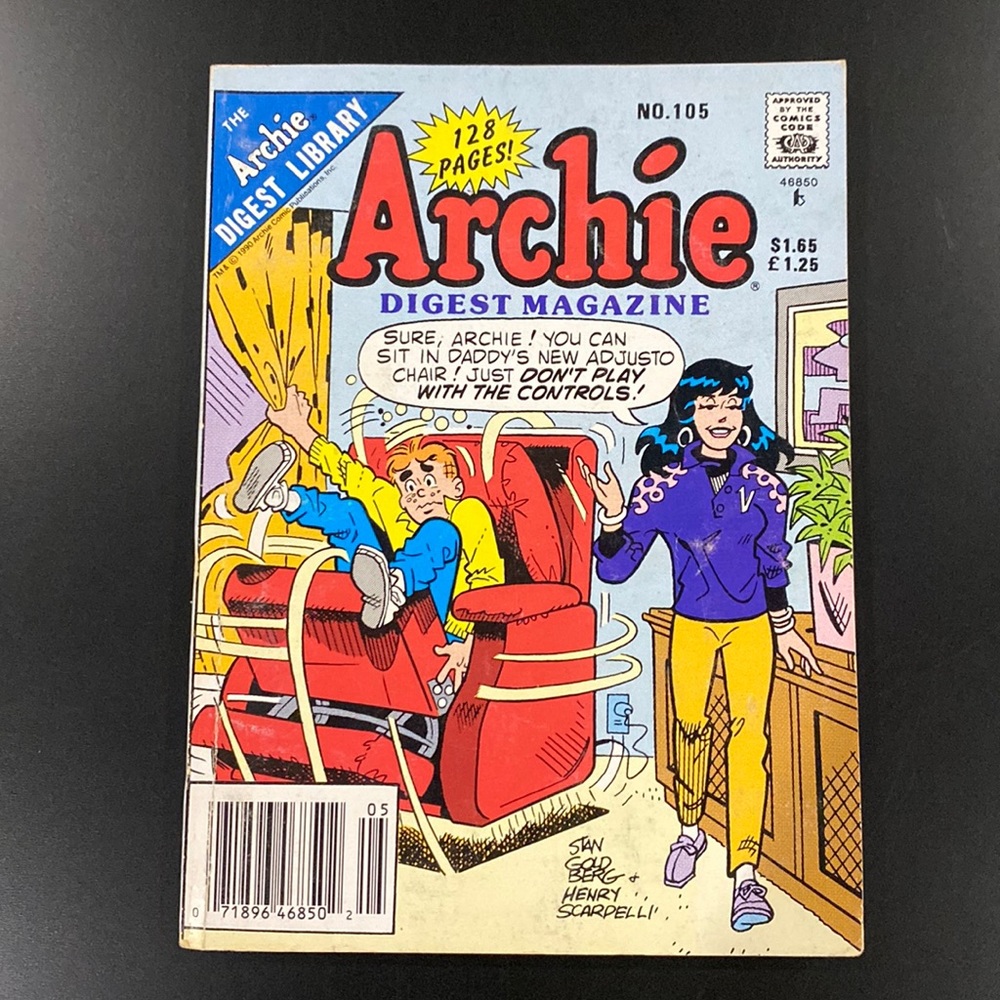 Archie Comics | Archie #105 (1990) - Vintage Comic Digest Magazine